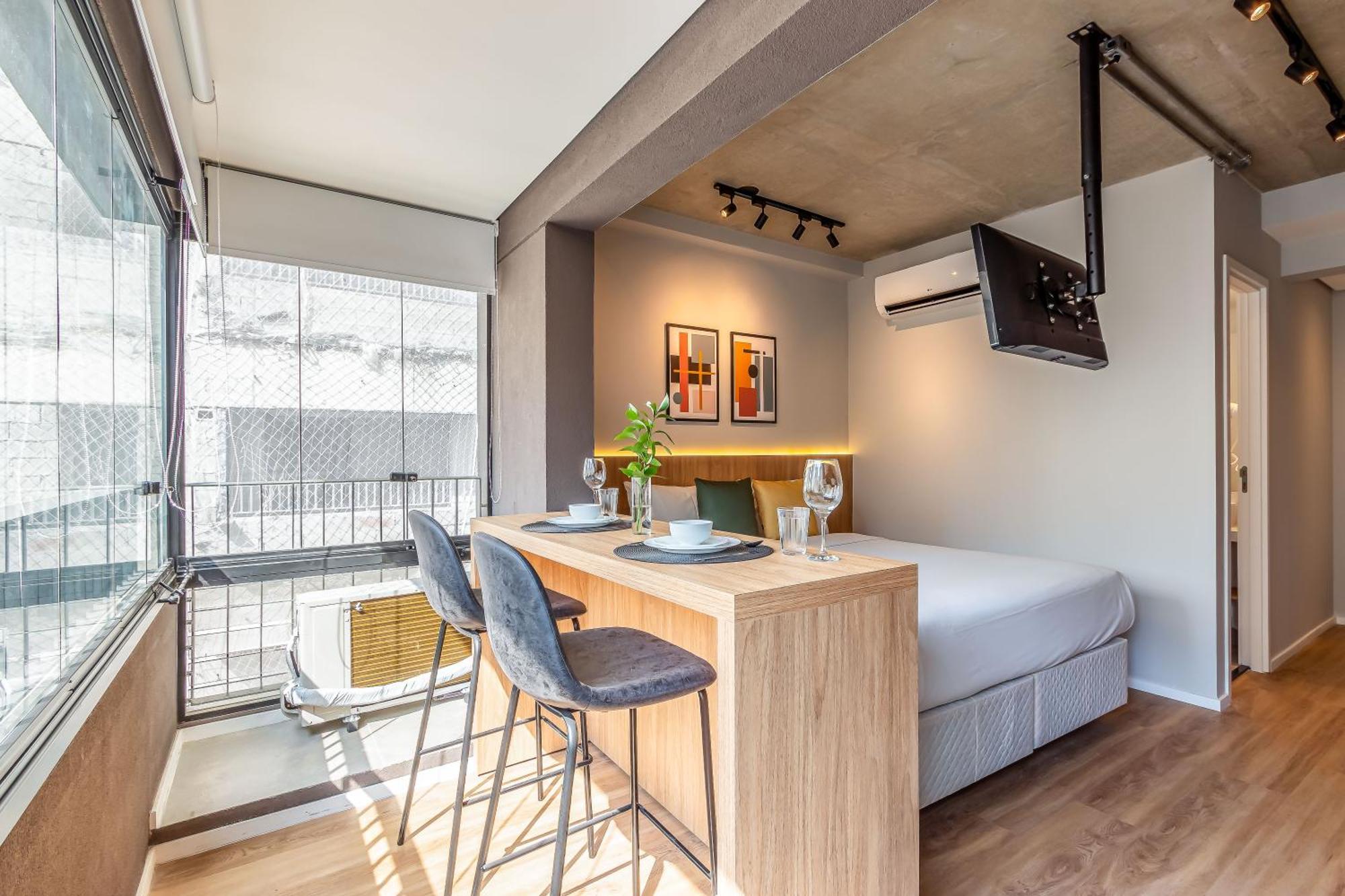 Apartamentos Completos Novos Ao Lado Da Av Paulista E Masp - Next Paulista ساو باولو الغرفة الصورة